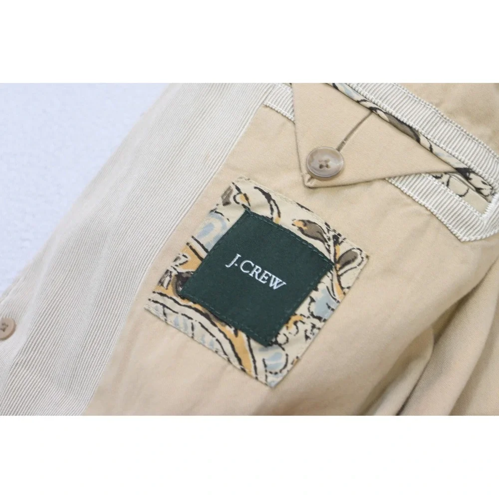 J. Crew Corduroy Blazer Mens Medium Tan 3-Button Sport Coat Casaul